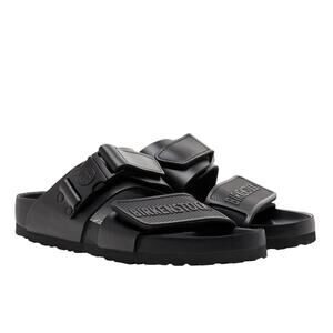 Rick Owens x Birkenstock Rotterdam Leather Slides Sandals Black EU 42
